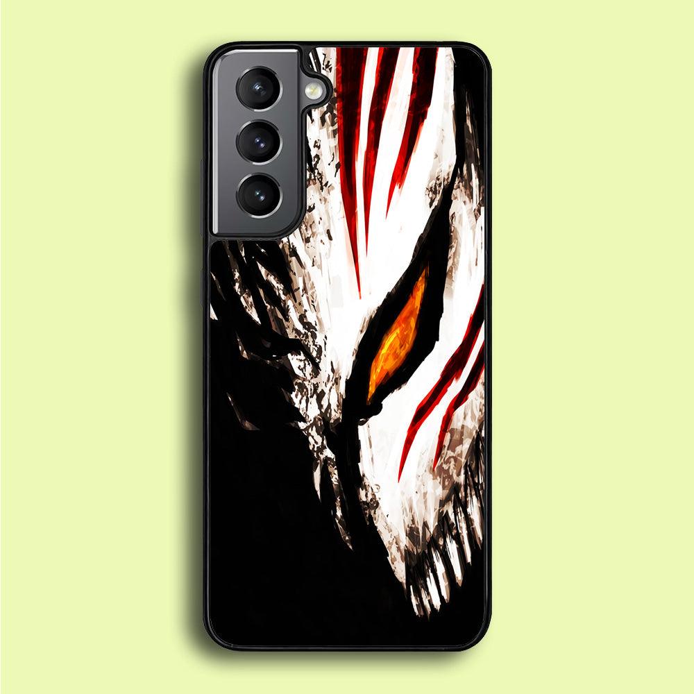 Bleach Ichigo Hollow Mask Samsung Galaxy S21 Plus Case-Rubber / Black (2D Case)-Xtracase