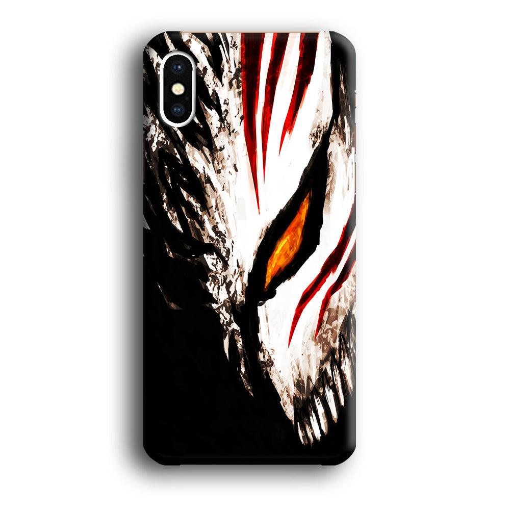 Bleach Ichigo Hollow Mask iPhone X Case-Plastic / Full Wrap (3D Case)-Xtracase