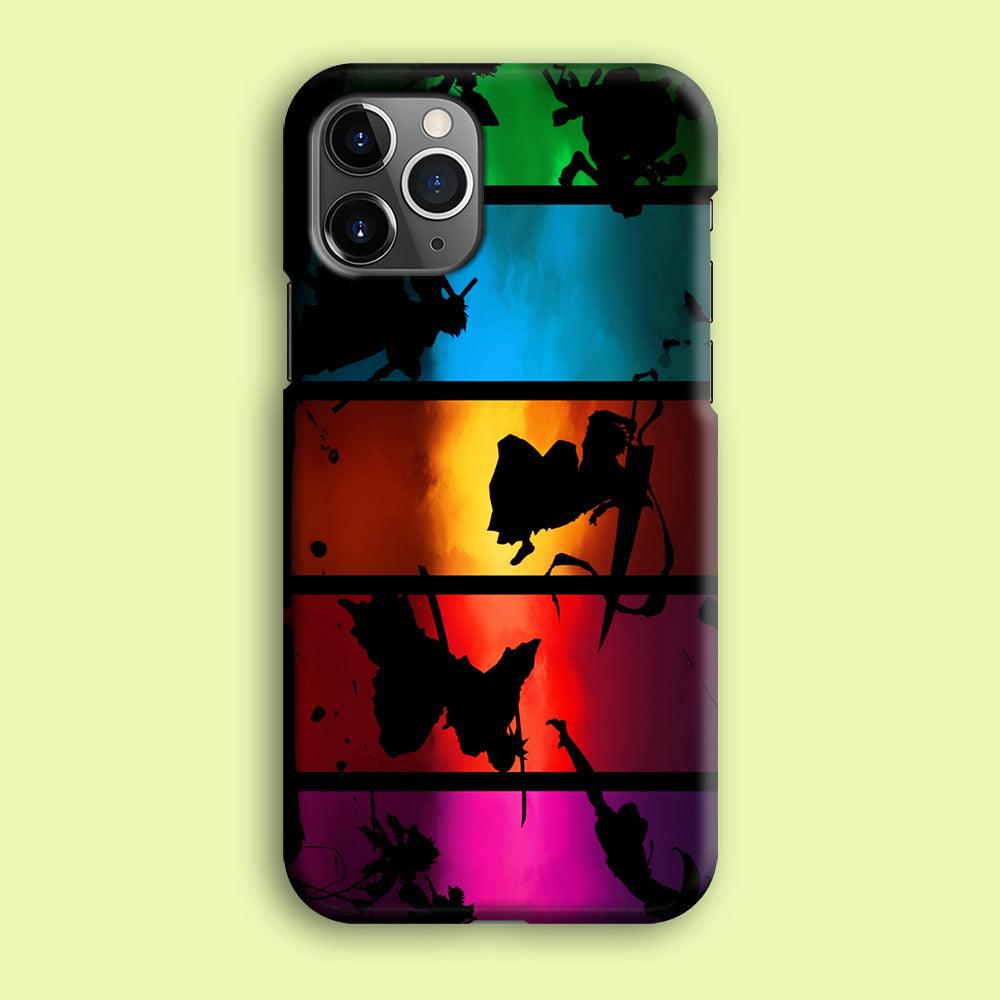 Bleach Silhouette Art iPhone 12 Pro Case-Plastic / Full Wrap (3D Case)-Xtracase