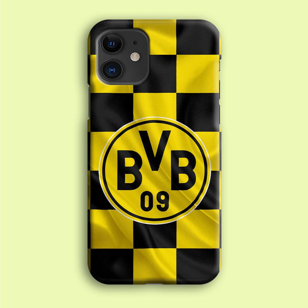 Borussia Dortmund Flag Club iPhone 12 Mini Case-Plastic / Full Wrap (3D Case)-Xtracase