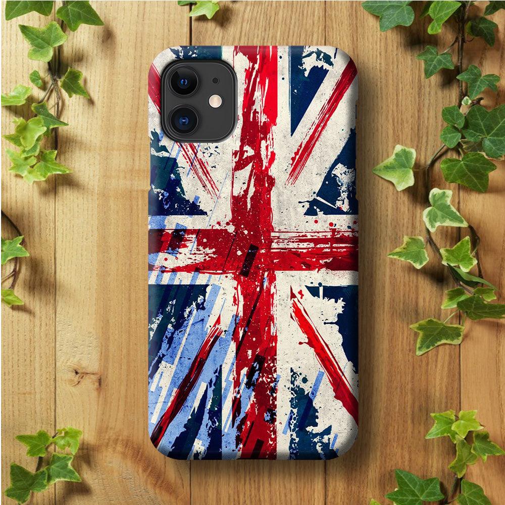 Britain Flag iPhone 11 Case-Plastic / Full Wrap (3D Case)-Xtracase