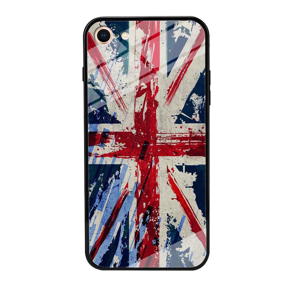 Britain Flag iPhone 8 Case-Tempered Glass Case-Xtracase