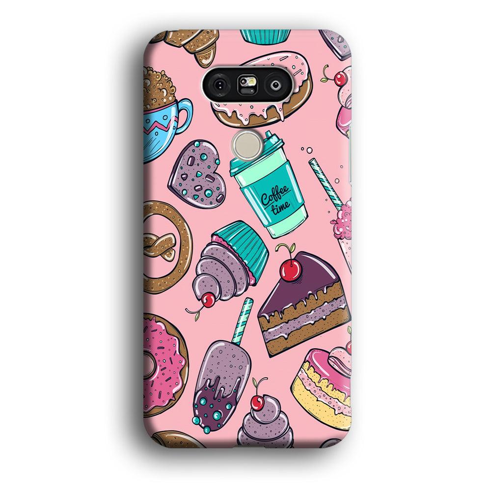 Cake and Snack Doodle LG G5 3D Case-Xtracase
