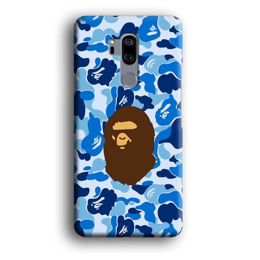 Camo Blue Head Monkey LG G7 ThinQ 3D Case-Xtracase