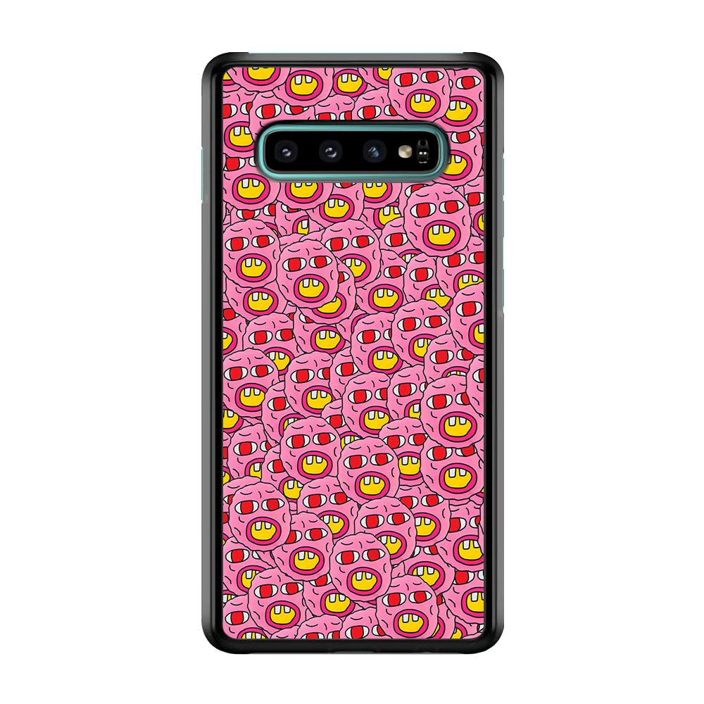 Cherry Bomb Collection Samsung Galaxy S10 Case-Rubber / Black (2D Case)-Xtracase