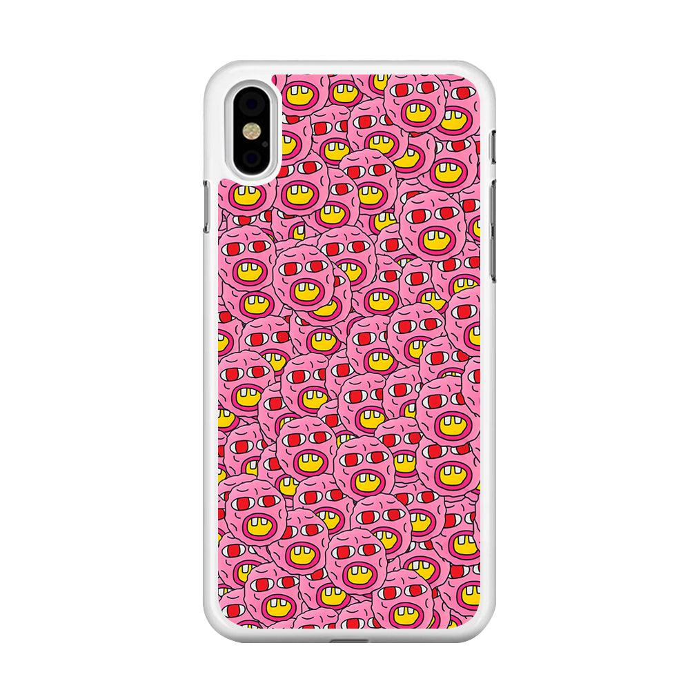 Cherry Bomb Collection iPhone Xs Max Case-Rubber / White (2D Case)-Xtracase