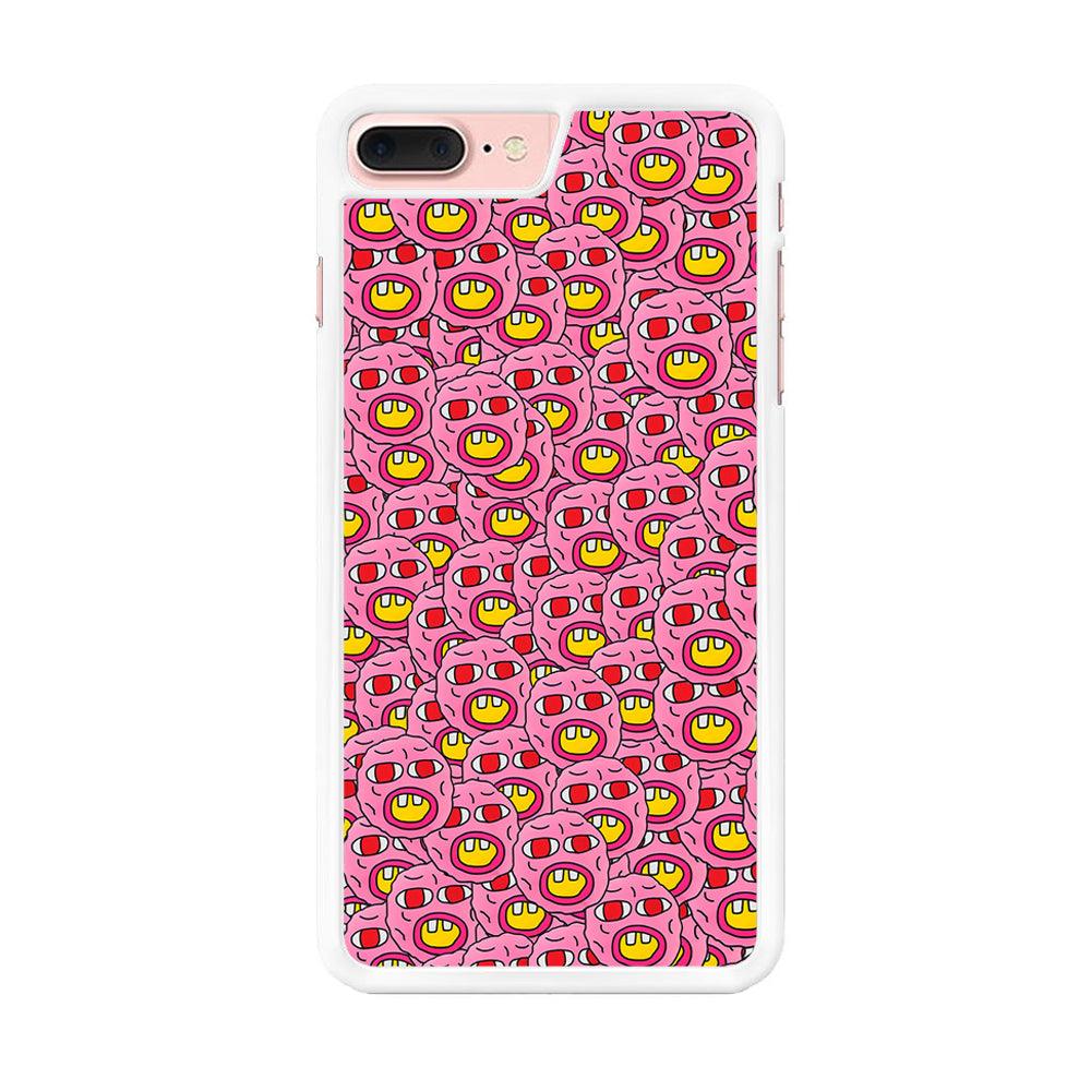 Cherry Bomb Collection iPhone 8 Plus Case-Rubber / White (2D Case)-Xtracase