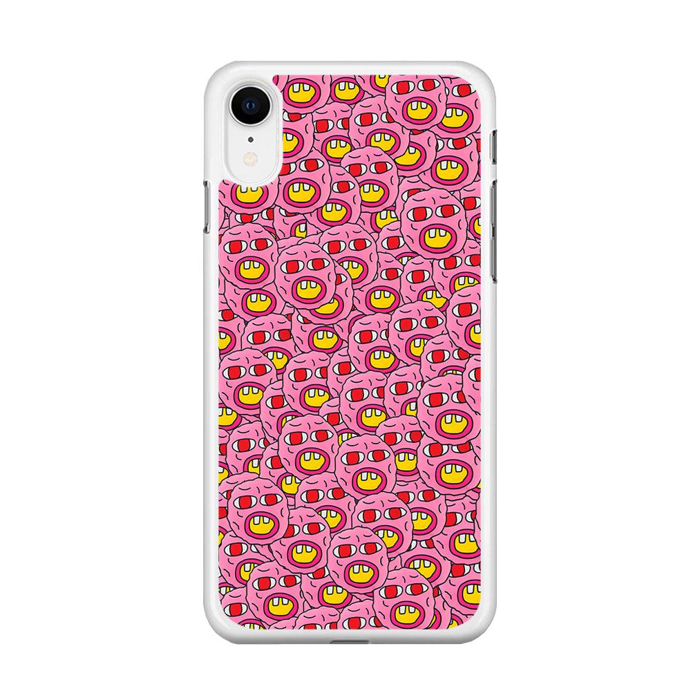 Cherry Bomb Collection iPhone XR Case-Rubber / White (2D Case)-Xtracase