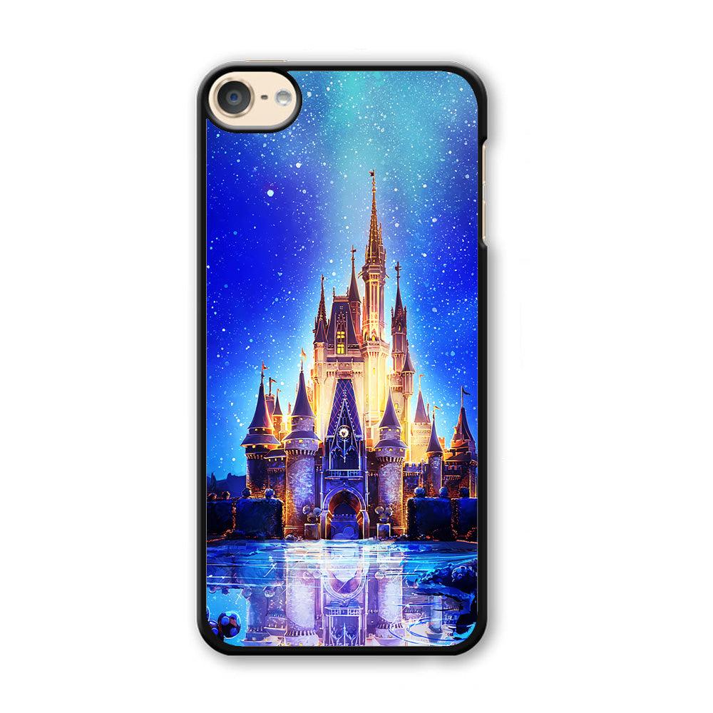 Cinderella Castle iPod Touch 6 Case-Plastic / Black (2D Case)-Xtracase