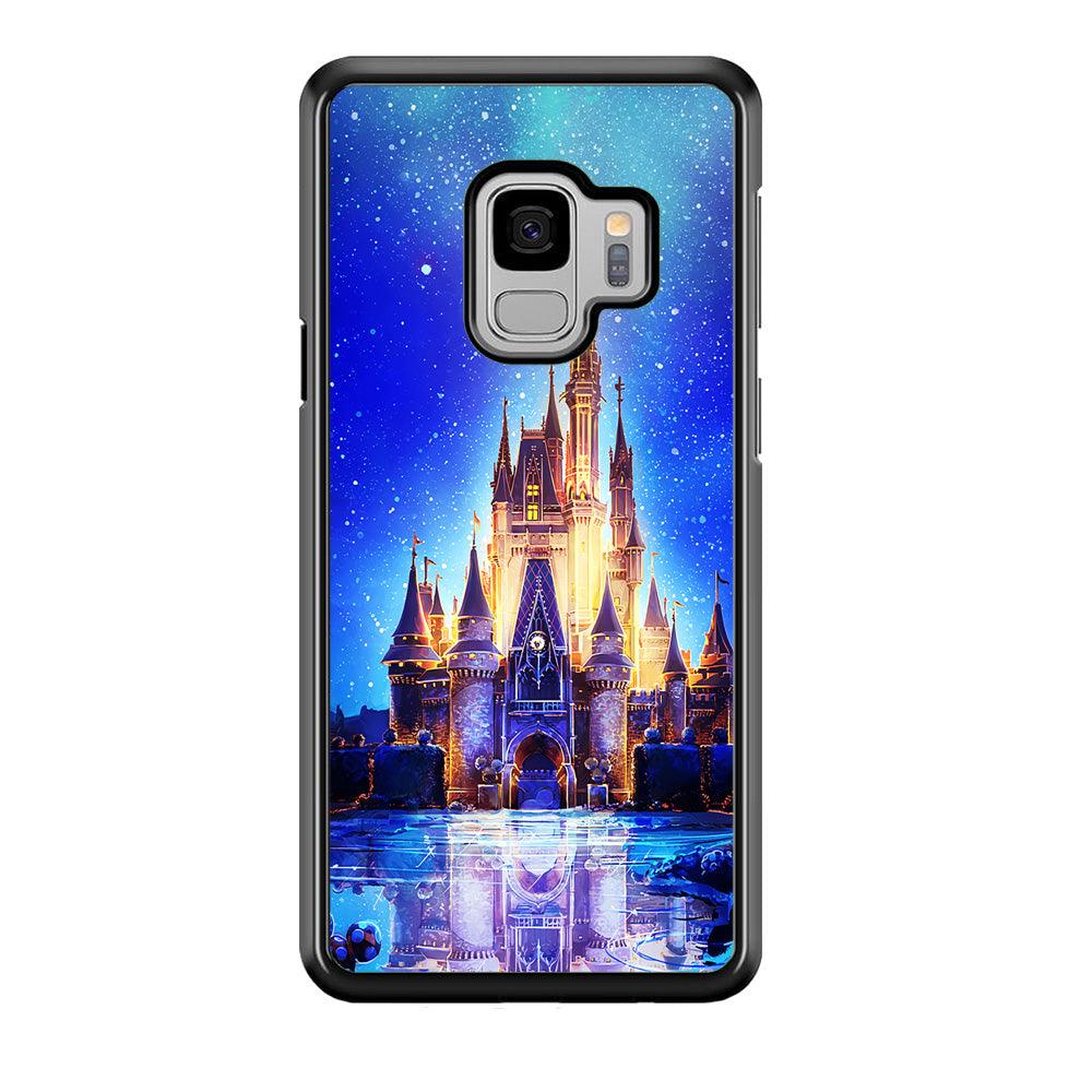 Cinderella Castle Samsung Galaxy S9 Case-Rubber / Black (2D Case)-Xtracase
