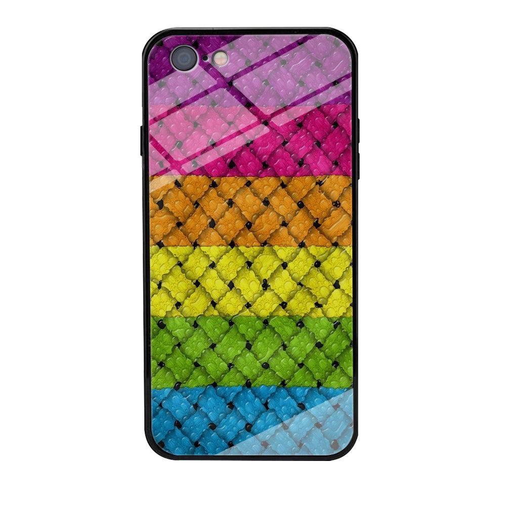 Colorful Weave Bubble iPhone 6 | 6s Case-Tempered Glass Case-Xtracase