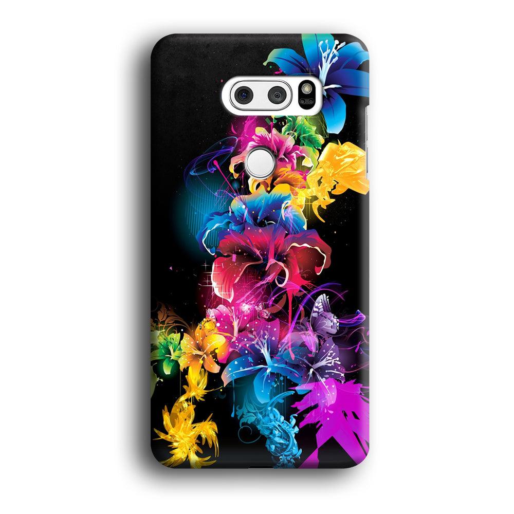 Colorful Flower Art LG V30 3D Case-Xtracase