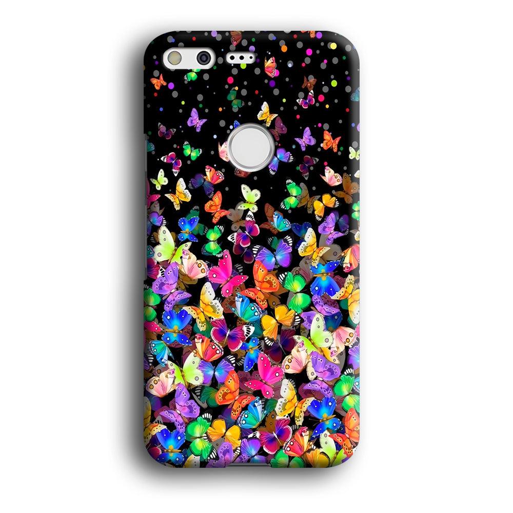 Colorfull Butterfly in The Dark Google Pixel 3D Case-Xtracase