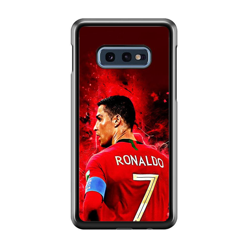 Cristiano Ronaldo Art Samsung Galaxy S10E Case-Plastic / Full Wrap (3D Case)-Xtracase