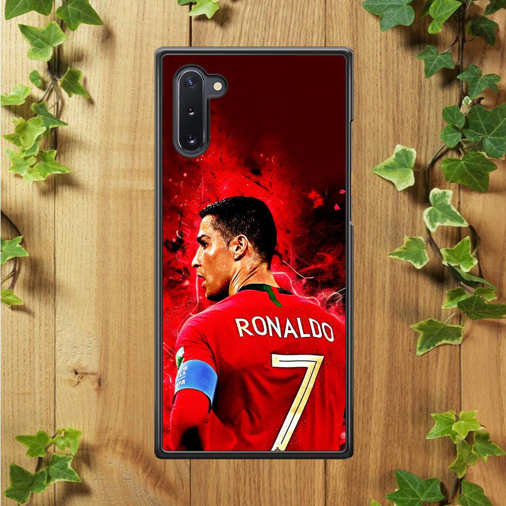 Cristiano Ronaldo Art Samsung Galaxy Note 10 Case-Plastic / Full Wrap (3D Case)-Xtracase