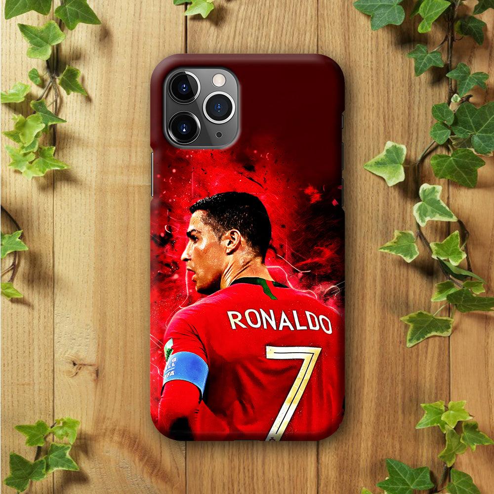 Cristiano Ronaldo Art iPhone 11 Pro Max Case-Plastic / Full Wrap (3D Case)-Xtracase