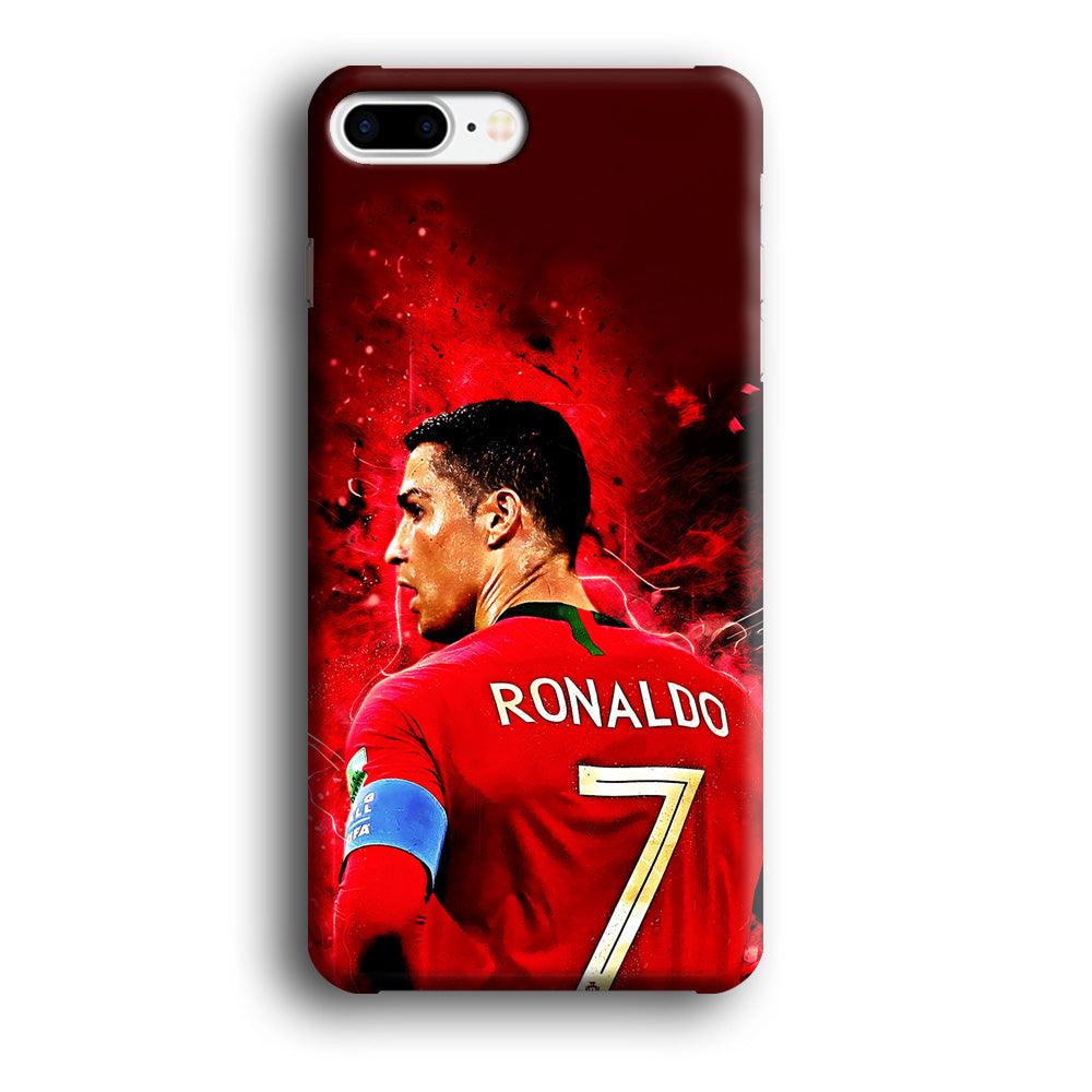 Cristiano Ronaldo Art iPhone 7 Plus Case-Plastic / Full Wrap (3D Case)-Xtracase