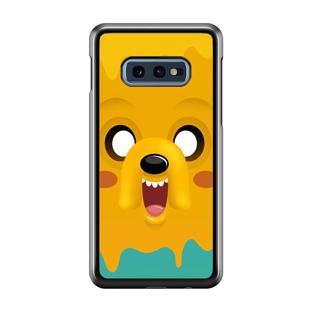 Cute Jake Adventure Time Samsung Galaxy S10E Case-Plastic / Full Wrap (3D Case)-Xtracase