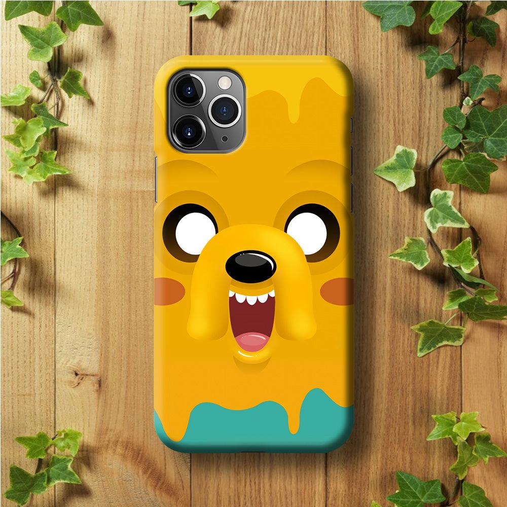 Cute Jake Adventure Time iPhone 11 Pro Case-Plastic / Full Wrap (3D Case)-Xtracase