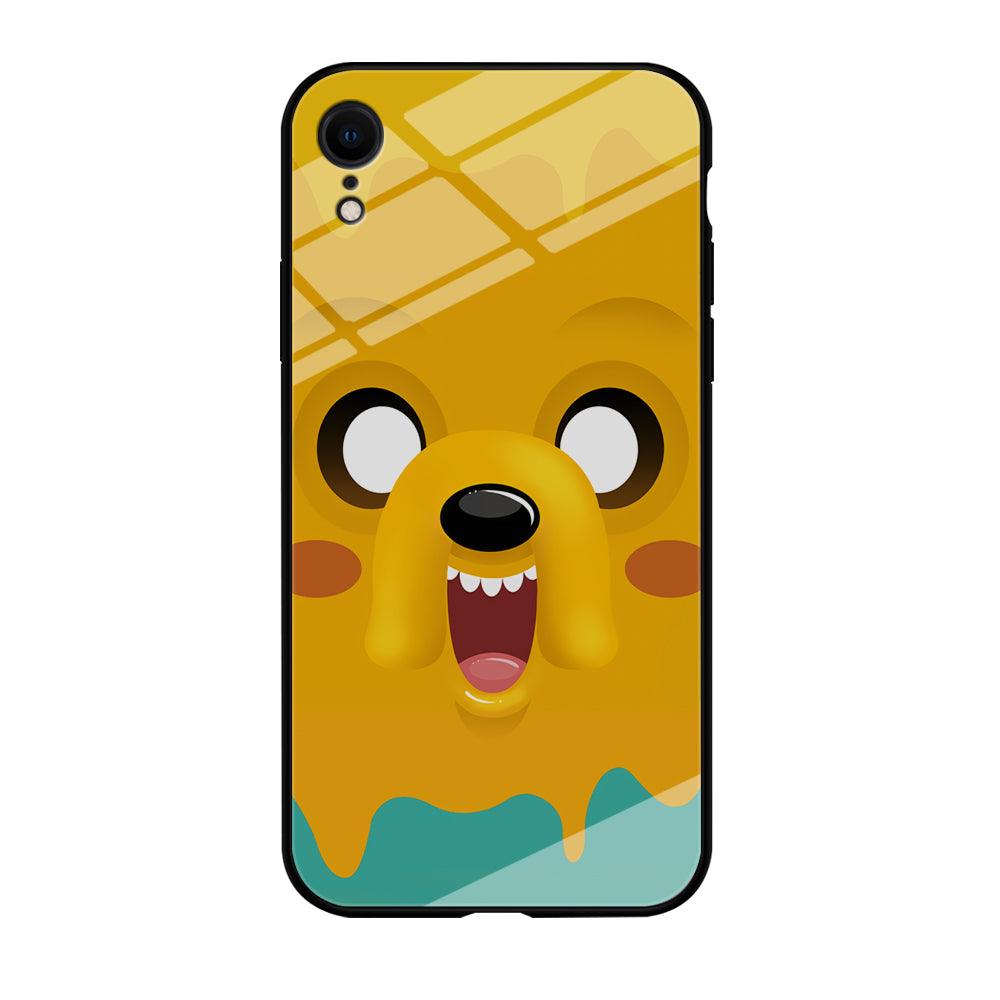 Cute Jake Adventure Time iPhone XR Case-Tempered Glass Case-Xtracase