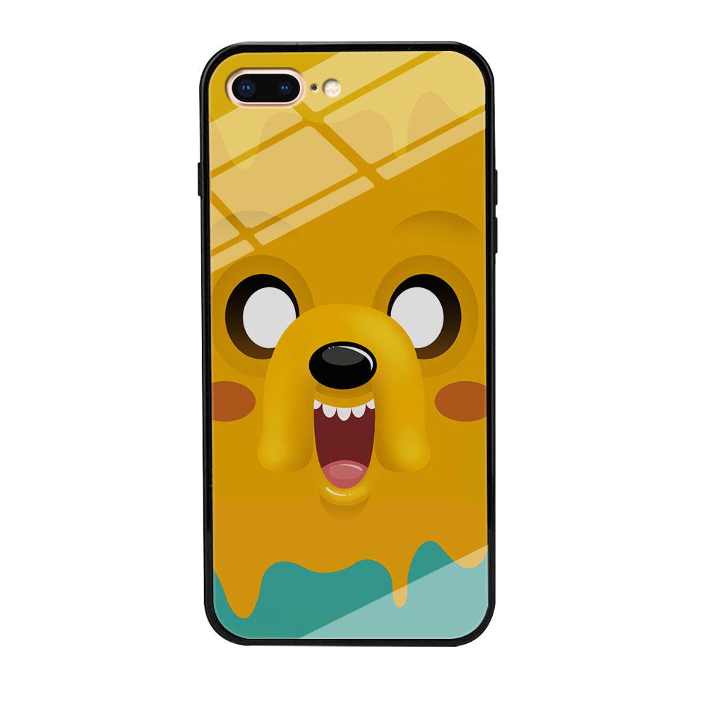 Cute Jake Adventure Time iPhone 7 Plus Case-Tempered Glass Case-Xtracase