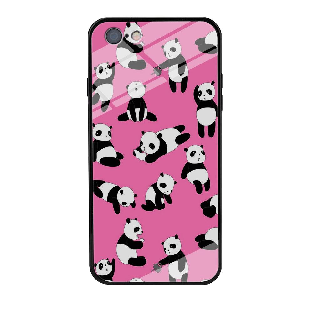 Cute Panda iPhone 6 | 6s Case-Tempered Glass Case-Xtracase