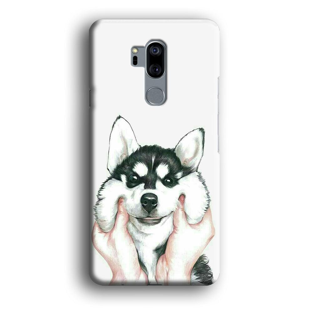 Cute Face Dog 001 LG G7 ThinQ 3D Case-Xtracase