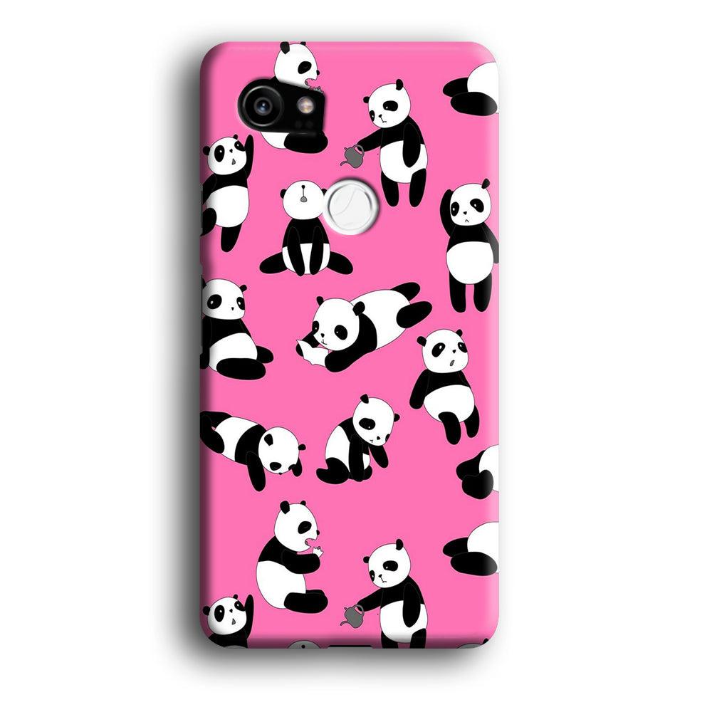 Cute Panda Google Pixel 2 XL 3D Case-Xtracase