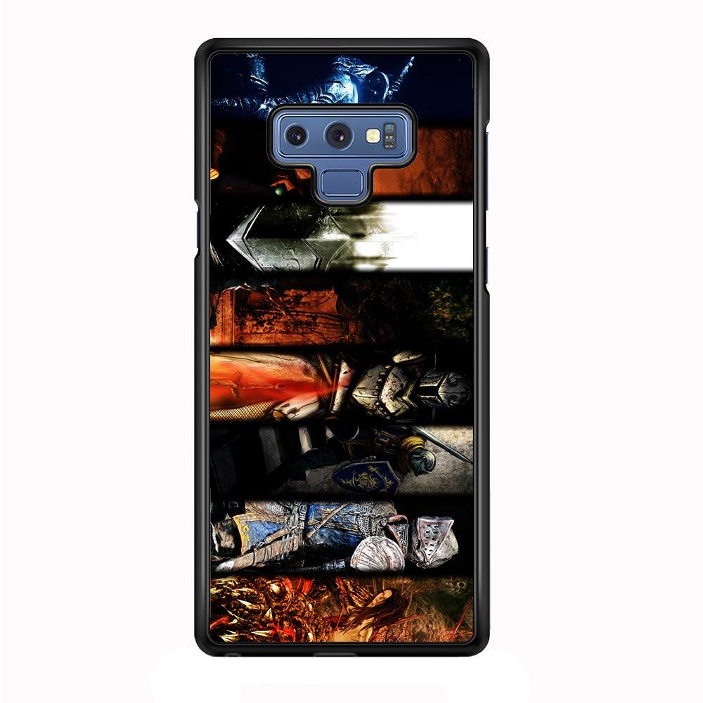 Dark Souls II Poster Samsung Galaxy Note 9 Case-Rubber / Black (2D Case)-Xtracase