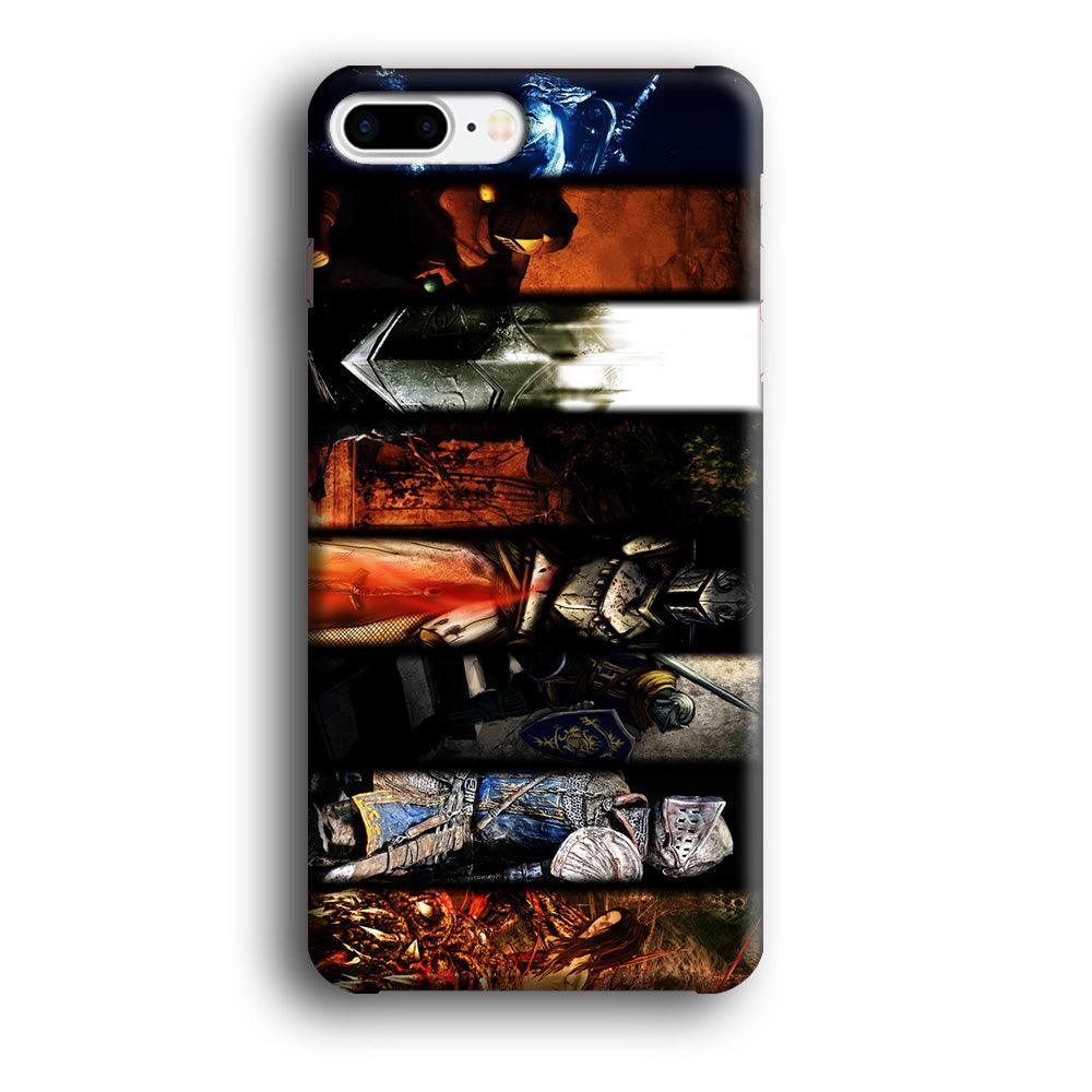 Dark Souls II Poster iPhone 8 Plus Case-Plastic / Full Wrap (3D Case)-Xtracase