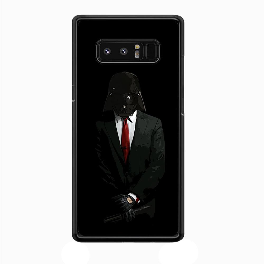 Darth Vader Black Tuxedo Samsung Galaxy Note 8 Case-Plastic / Full Wrap (3D Case)-Xtracase