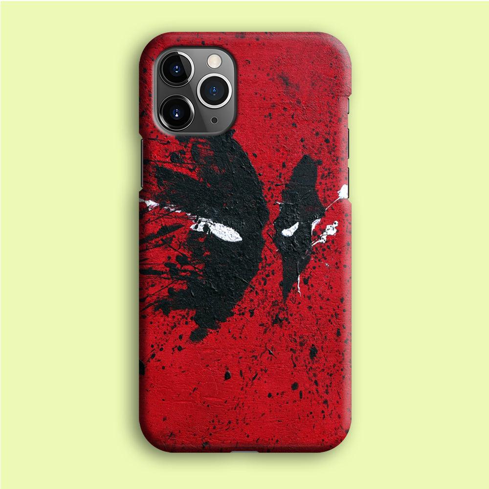 Deadpool 001 iPhone 12 Pro Case-Plastic / Full Wrap (3D Case)-Xtracase
