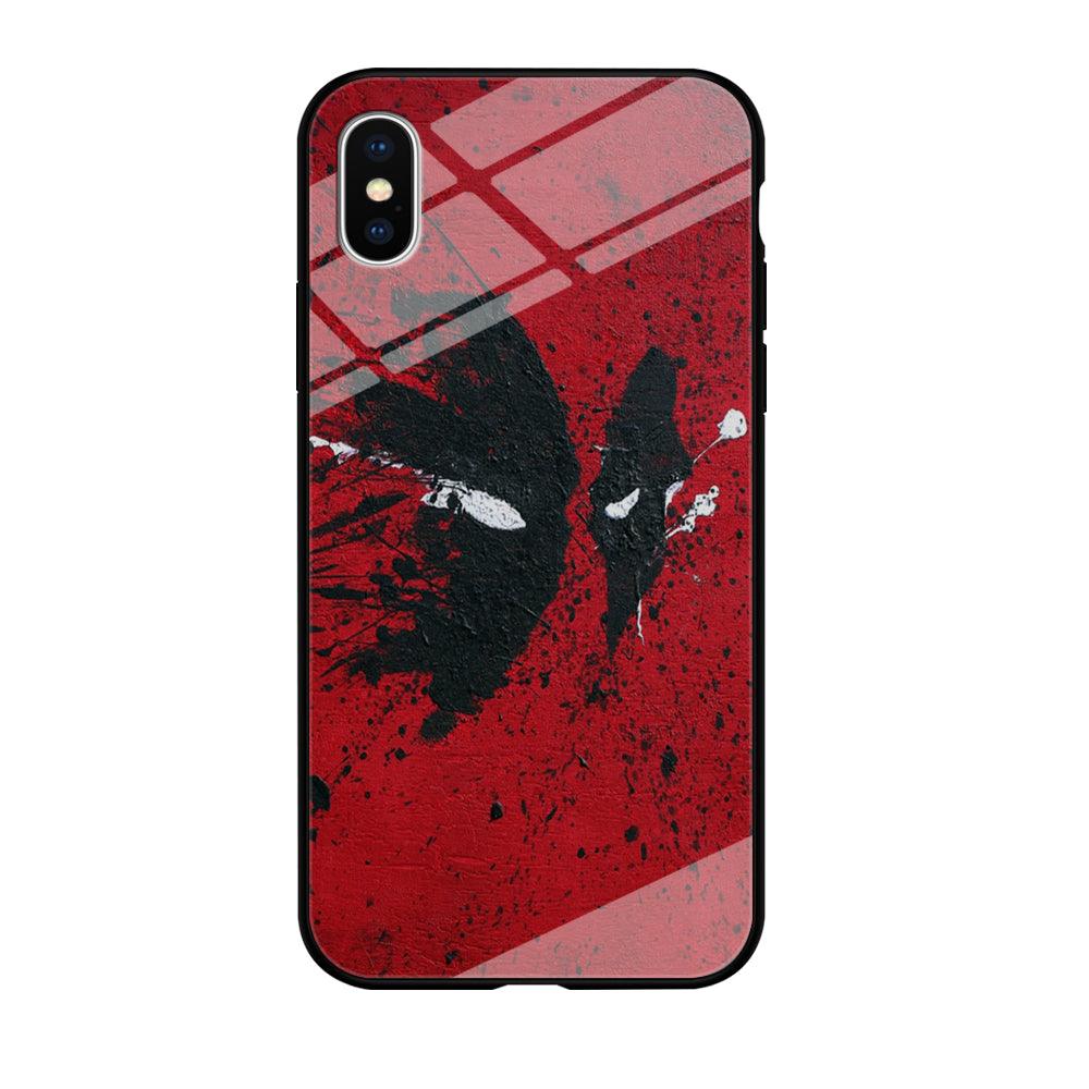 Deadpool 001 iPhone Xs Case-Tempered Glass Case-Xtracase