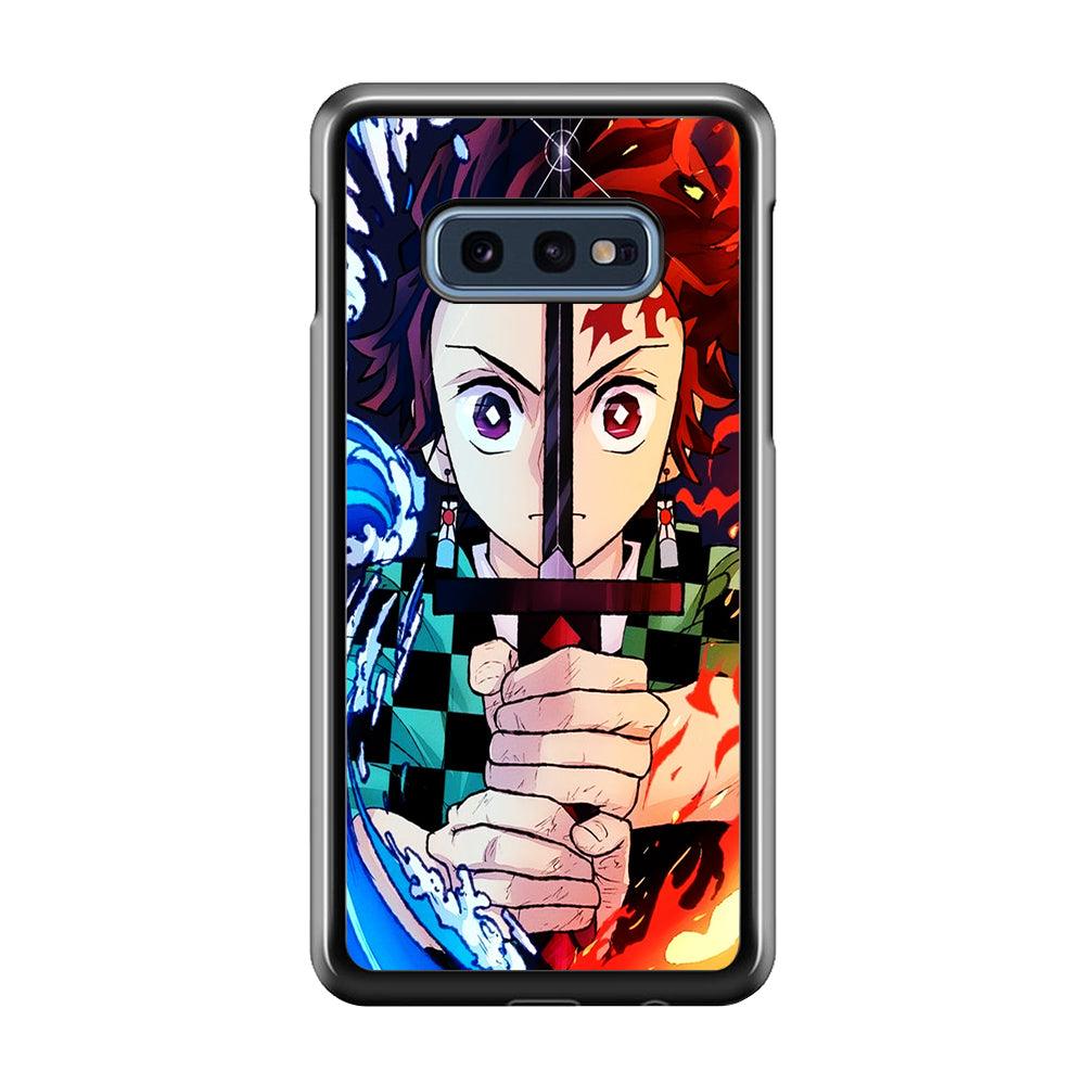 Demon Slayer Tanjiro Kamado Samsung Galaxy S10E Case-Plastic / Full Wrap (3D Case)-Xtracase