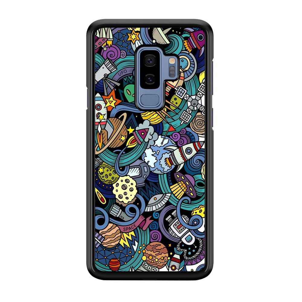 Doodle 002 Samsung Galaxy S9 Plus Case-Plastic / Full Wrap (3D Case)-Xtracase