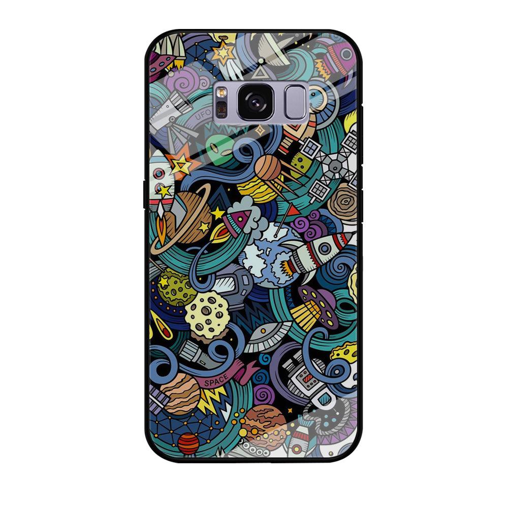 Doodle 002 Samsung Galaxy S8 Case-Tempered Glass Case-Xtracase