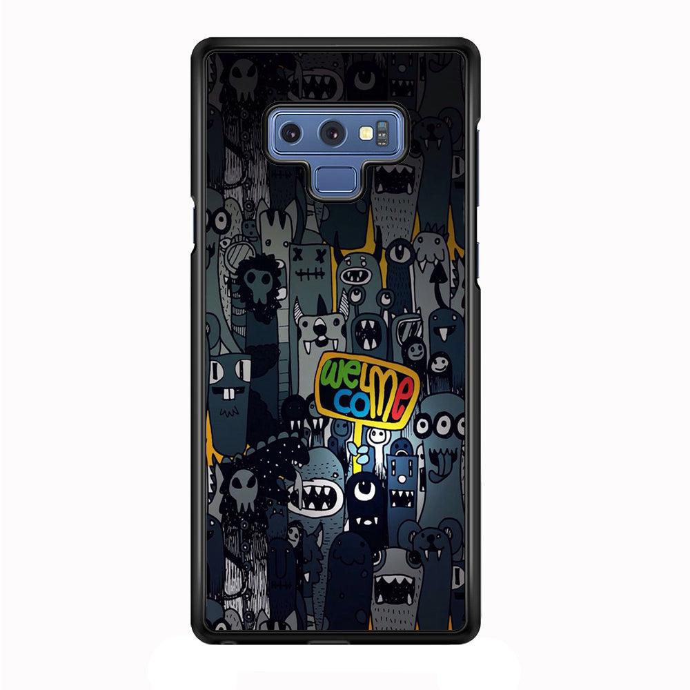 Doodle 003 Samsung Galaxy Note 9 Case-Plastic / Full Wrap (3D Case)-Xtracase