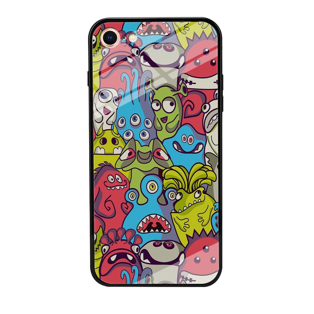 Doodle Art 006 iPhone 8 Case-Tempered Glass Case-Xtracase