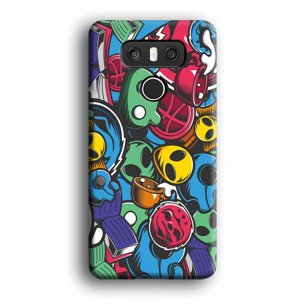 Doodle 001 LG G6 3D Case-Xtracase