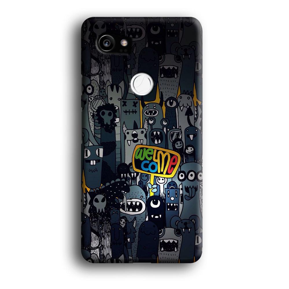 Doodle 003 Google Pixel 2 XL 3D Case-Xtracase
