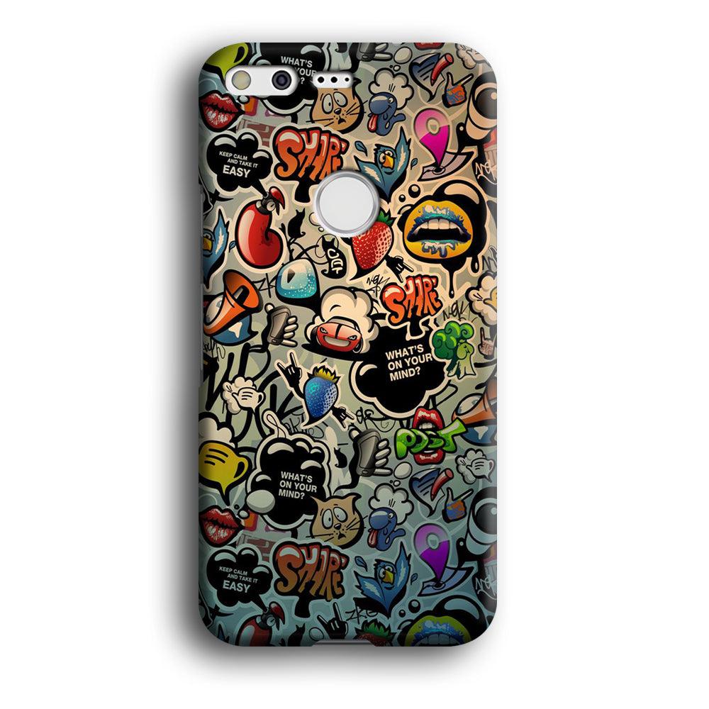 Doodle 004 Google Pixel 3D Case-Xtracase