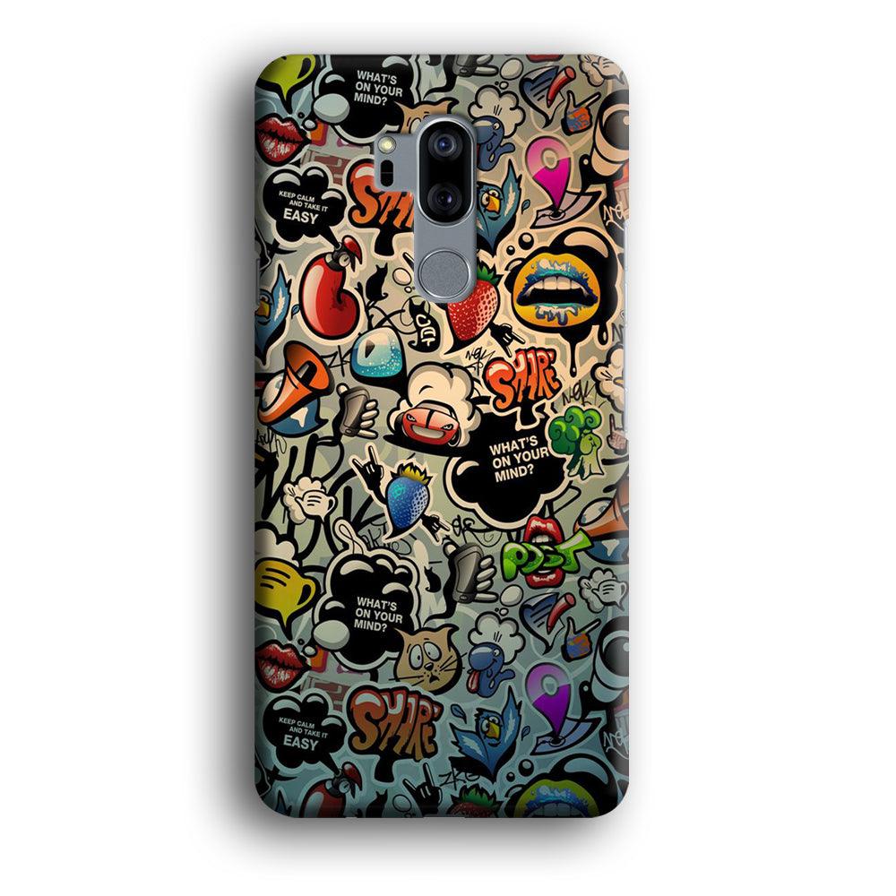 Doodle 004 LG G7 ThinQ 3D Case-Xtracase