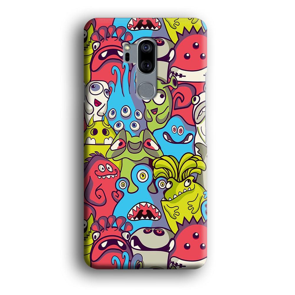 Doodle Art 006 LG G7 ThinQ 3D Case-Xtracase