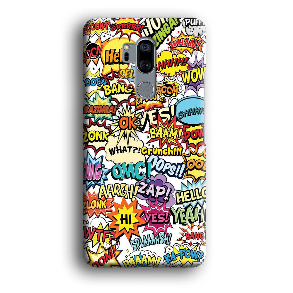 Doodle Art 011 LG G7 ThinQ 3D Case-Xtracase