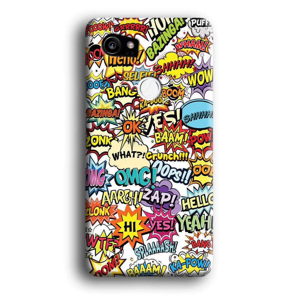 Doodle Art 011 Google Pixel 2 XL 3D Case-Xtracase