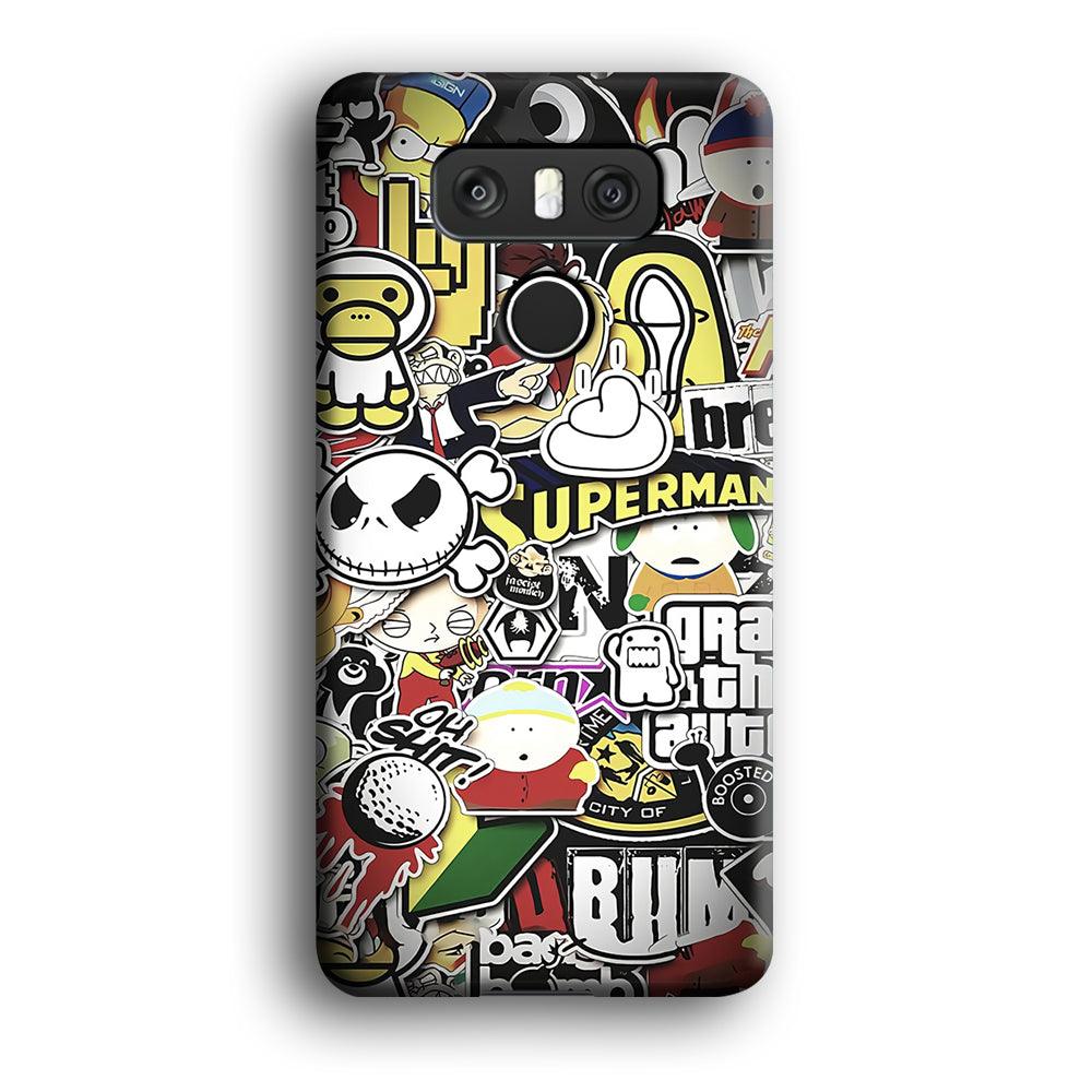 Doodle Art 014 LG G6 3D Case-Xtracase