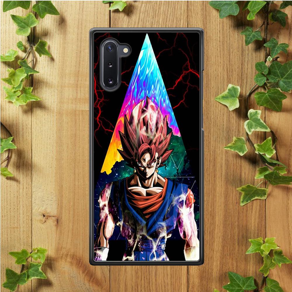 Dragon Ball - Goku 004 Samsung Galaxy Note 10 Case-Rubber / White (2D Case)-Xtracase