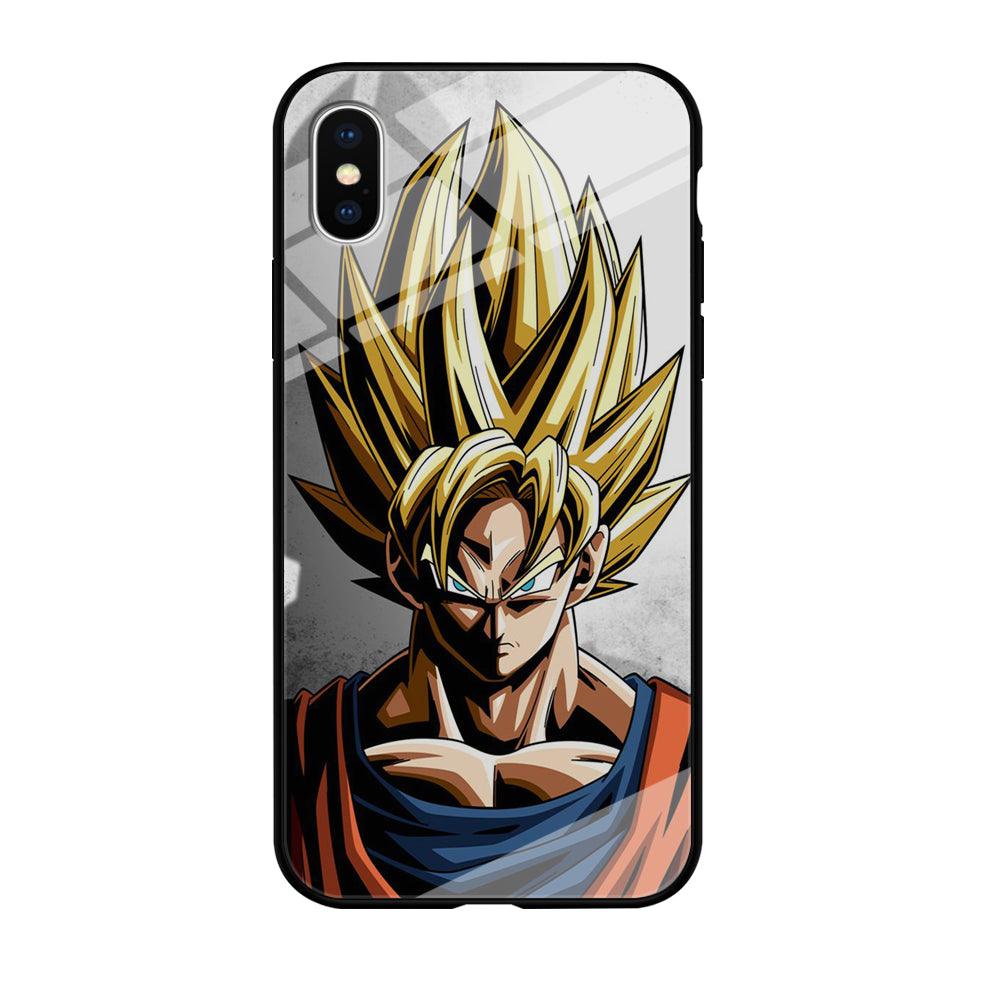 Dragon Ball - Goku 014 iPhone Xs Max Case-Tempered Glass Case-Xtracase