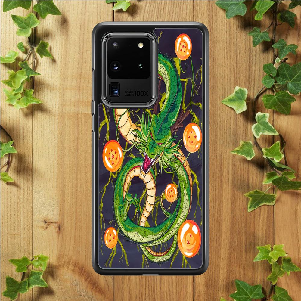 Dragon Ball 009 Samsung Galaxy S20 Ultra Case-Rubber / White (2D Case)-Xtracase