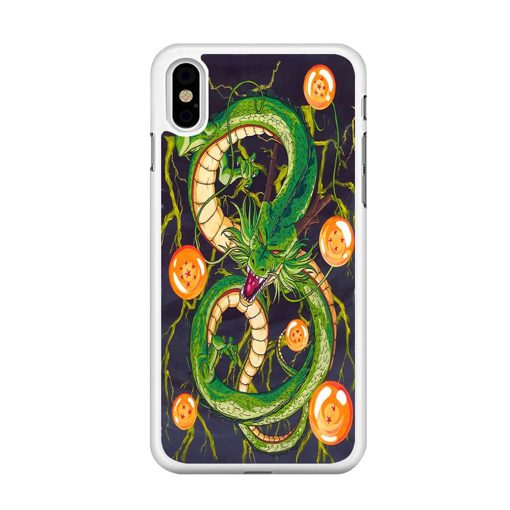 Dragon Ball 009 iPhone Xs Max Case-Rubber / White (2D Case)-Xtracase